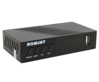 TV-тюнер внешний автономный Romsat T8008HD Black, DVB-T2, PVR, HDMI, USB