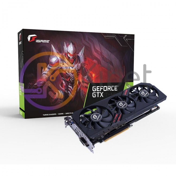Видеокарта GeForce GTX 1660 Ti, Colorful, iGame Ultra, 6Gb DDR6, 192-bit, DVI HD