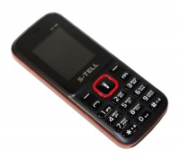 Мобильный телефон S-Tell S1-09 Red, 2 Sim, 1.8' TFT (160x128), BT, FM, Cam 0.3Mp