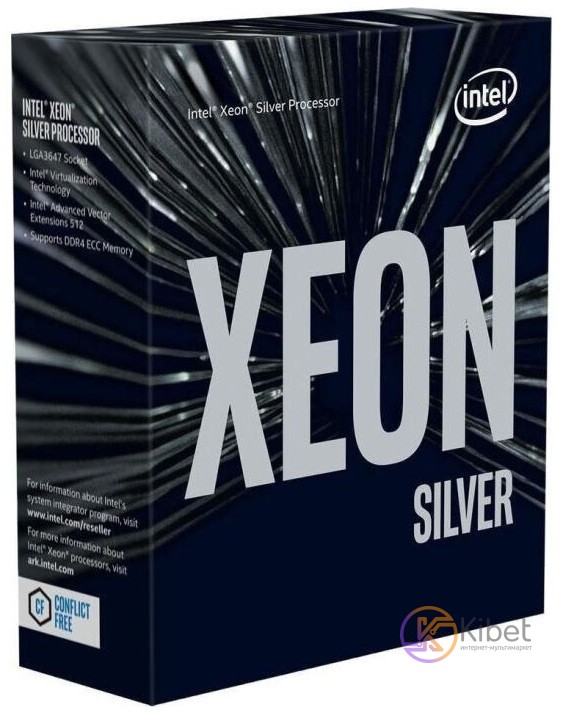 Процессор Intel Xeon (LGA3647) Silver 4214, Box, 12x2,2 GHz (Turbo Frequency 3,2