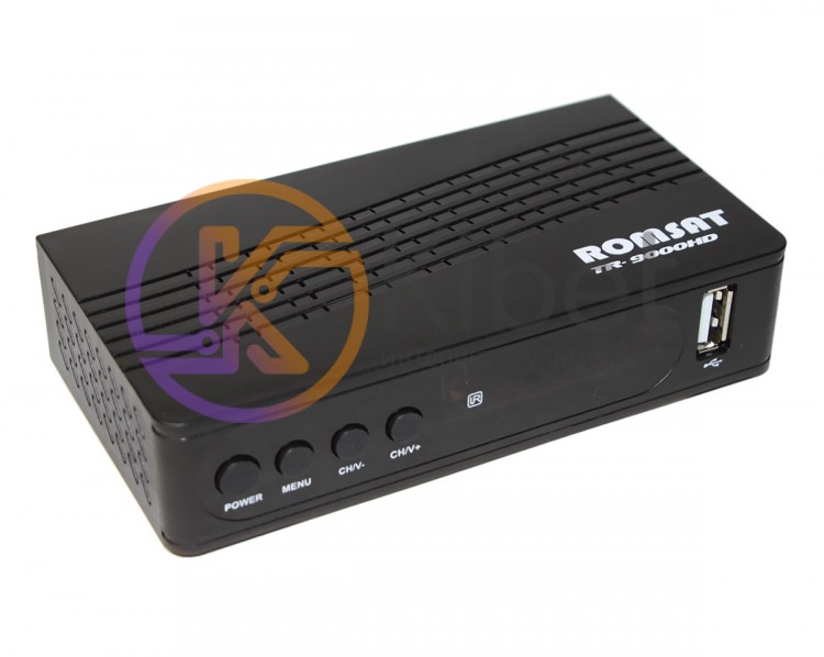 TV-тюнер внешний автономный Romsat TR-9000HD (black) DVB-T2, PVR, HDMI, USB