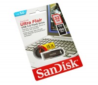USB 3.0 Флеш накопитель 32Gb SanDisk Ultra Flair, Black (SDCZ73-032G-G46)