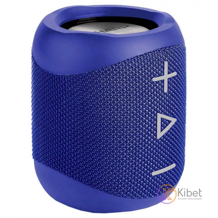 Колонка беспроводная Sharp Compact Wireless Speaker, Blue, 14 Вт, Bluetooth, AUX