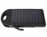 Универсальная мобильная батарея 45000 mAh, Solar (5V 280mA) Black Blue