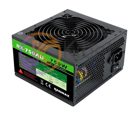 Блок питания Raidmax RX-750AU 750 W Cobra ATX, 14cm fan, 20+4 2*6 8 PCIe 6 SATA