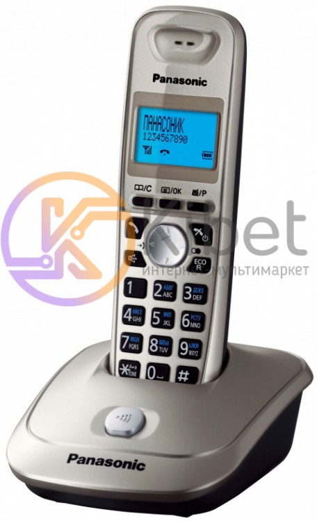 Радиотелефон Panasonic KX-TG2511UAN (Платинум) АОН, Caller ID (журнал на 50 вызо