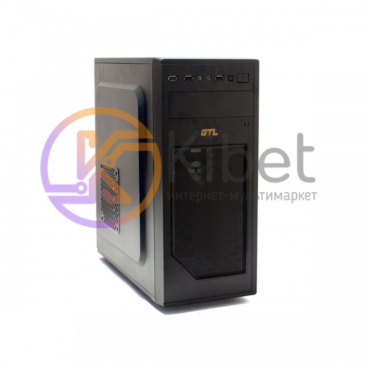 Корпус GTL 3707-BK Black, 400W, 120mm, ATX Micro ATX Mini ITX, 2 x 3.5mm, US