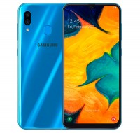 Смартфон Samsung Galaxy A30 (A305) Blue, 2 NanoSim, сенсорный емкостный 6,4' (23