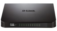 Коммутатор D-Link DES-1024A, 24x10 100 Mb s, пластиковый корпус, неуправляемый