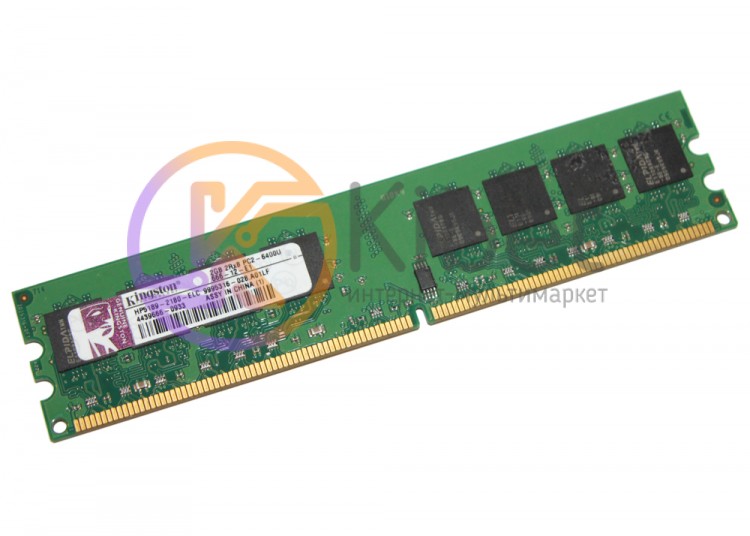 Модуль памяти 2Gb DDR2, 800 MHz (PC6400), Kingston, 11-11-11-28, 1.5V (HP5189-21
