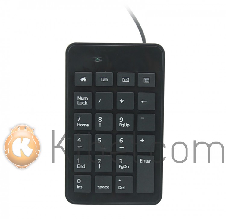 Клавиатура Gembird KPD-01, цифровая USB клавиатура, Black