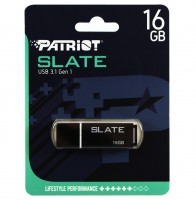 USB 3.1 Флеш накопитель 16Gb Patriot Lifestyle Slate Black, PSF16GLSS3USB