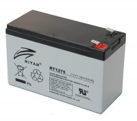 Батарея для ИБП 12В 7.5Ач AGM Ritar RT1275 12V 7.5Ah 151х65х100 мм