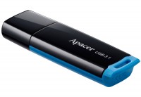 USB 3.1 Флеш накопитель 64Gb Apacer AH359, Black Blue (AP64GAH359U-1)