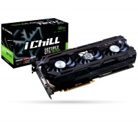 Видеокарта GeForce GTX1070Ti OC, Inno3D, iChill X3, 8Gb DDR5, 256-bit, DVI HDMI