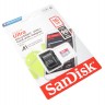 Карта памяти microSDHC, 16Gb, Class10 UHS-I, SanDisk R100MB s Ultra, SD адаптера