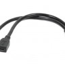 Кабель USB - micro USB 0.15 м Cablexpert Black, AM + Micro BM + Micro AM (A-OTG-