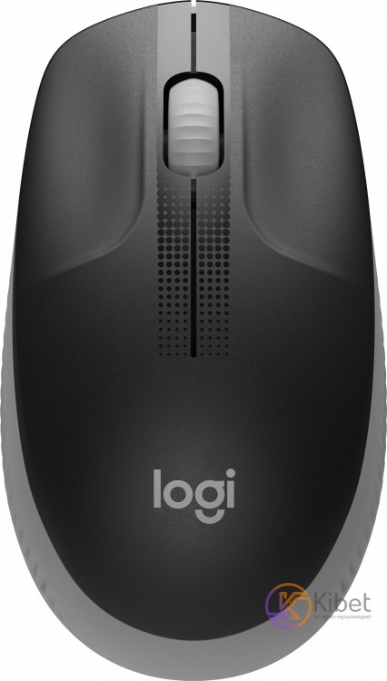 Мышь Logitech M190, Grey Black, USB, беспроводная, оптическая, 1000 dpi, 3 кнопк