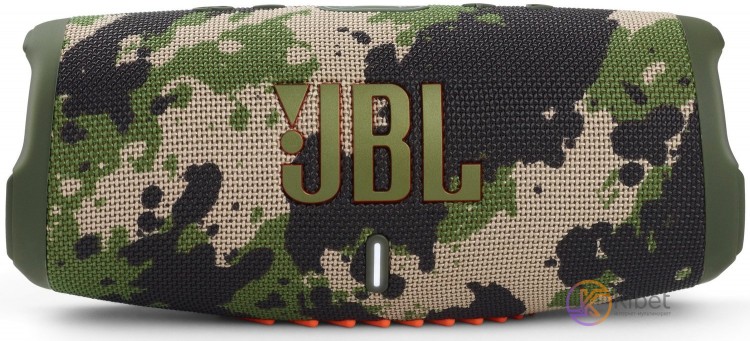 Колонка портативная 2.0 JBL Charge 5, Squad, 40 Вт (30Вт + 10Вт), Bluetooth 5.1,