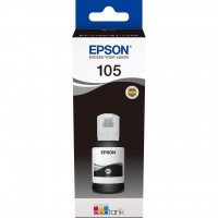 Чернила Epson 105, Black Pigment, для L7160 L7180, 140 мл (C13T00Q140)