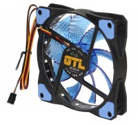 Вентилятор 120 mm GTL LED Blue, 120x120x25мм, 2500 об мин, 3 pin (GTL-120LBl)