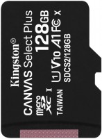 Карта памяти microSDXC, 128Gb, Kingston Canvas Select Plus, Class10 UHS-1 А1, бе