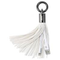 Кабель USB - microUSB, Remax 'Ring', White, 1 м (RC-053m)