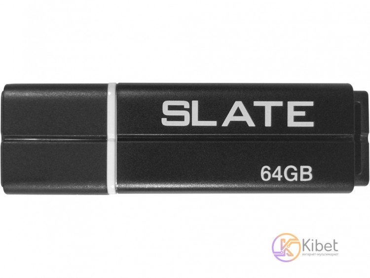 USB 3.1 Флеш накопитель 64Gb Patriot Lifestyle Slate Black, PSF64GLSS3USB
