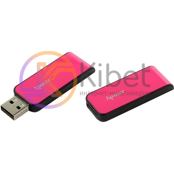 USB Флеш накопитель 16Gb Apacer AH334 Pink AP16GAH334P-1
