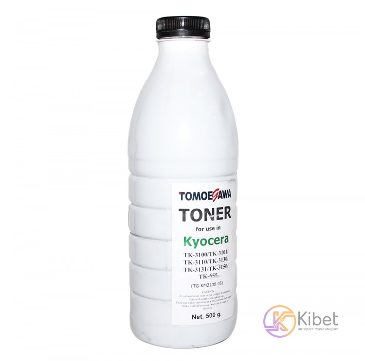 Тонер Kyocera TK-3100 3110 3130 3150, Black, FS-2100 4100, M3040 M3540, 500 г, T