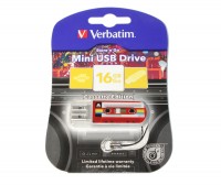 USB Флеш накопитель 16Gb Verbatim Mini Cassette Edition Red 49398
