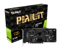 Видеокарта GeForce GTX 1660 Ti, Palit, Dual OC, 6Gb DDR6, 192-bit, DVI HDMI DP,