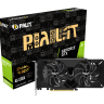 Видеокарта GeForce GTX 1660 Ti, Palit, Dual OC, 6Gb DDR6, 192-bit, DVI HDMI DP,