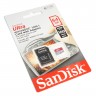Карта памяти microSDXC, 64Gb, Class10 UHS-I, SanDisk R100MB s Ultra, SD адаптер