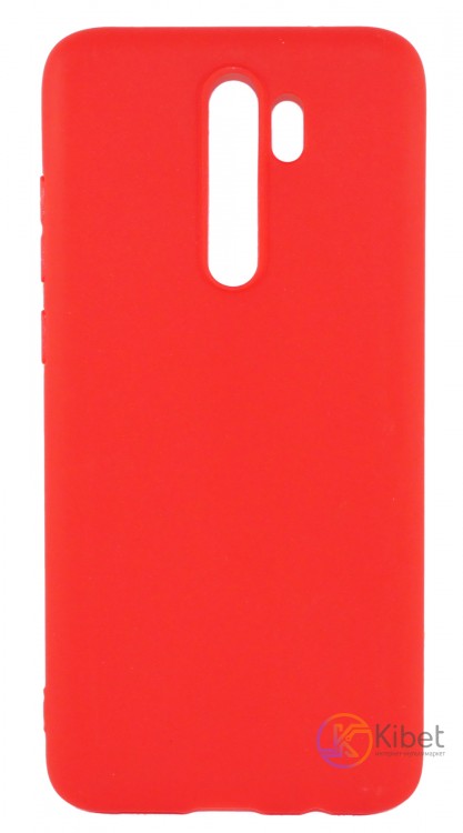 Накладка силиконовая для смартфона Xiaomi Redmi Note 8 Pro, SMTT matte, Red