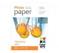 Фотобумага ColorWay, глянцевая, Letter (LT), 200 г м2, 20 л (PG200020LT)