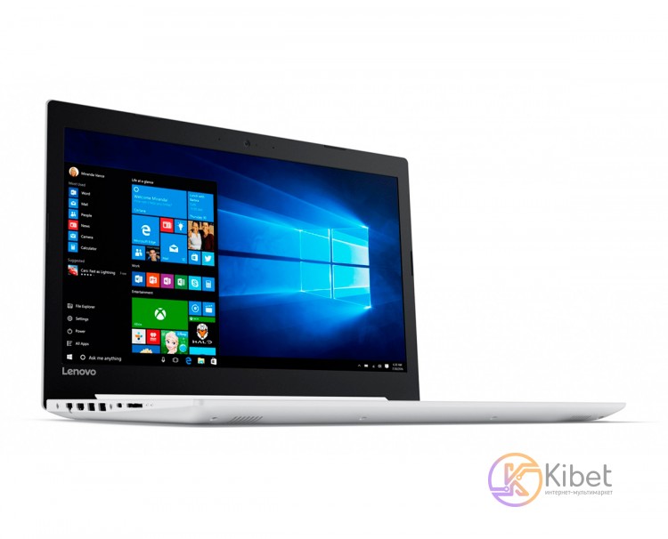 Ноутбук 15' Lenovo IdeaPad 320-15ISK (80XH00W3RA) Blizzard White, 15.6', матовый