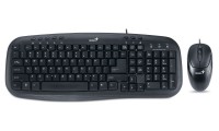 Комплект Genius KM-210 Black, Optical, USB, клавиатура+мышь