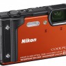 Фотоаппарат Nikon Coolpix W300 Orange (VQA071E1), 1 2.3', 16Mpx, LCD 3', зум опт