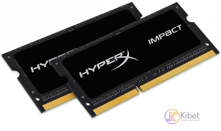 Модуль памяти SO-DIMM, DDR3, 8Gb x 2 (16Gb Kit), 2133 MHz, Kingston HyperX Impac