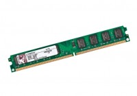 Модуль памяти 2Gb DDR2, 667 MHz (PC5300), Kingston, Slim (KVR667D2N5 2G)