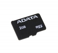 Карта памяти microSD, 2Gb, Class 4, A-Data, без адаптера, AUSD2G-B, bulk