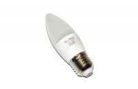 Лампа светодиодная E27, 5W, 4100K, C37, Global, 400 lm, 220V (1-GBL-132)