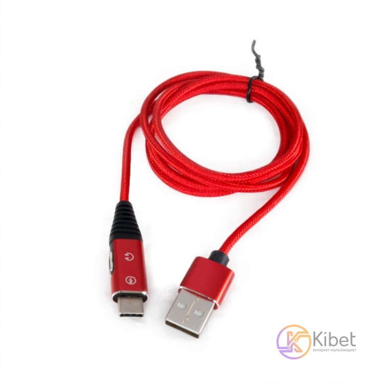Кабель USB - USB Type-C + USB Type-C 1 м Extradigital Red (KBU1773)