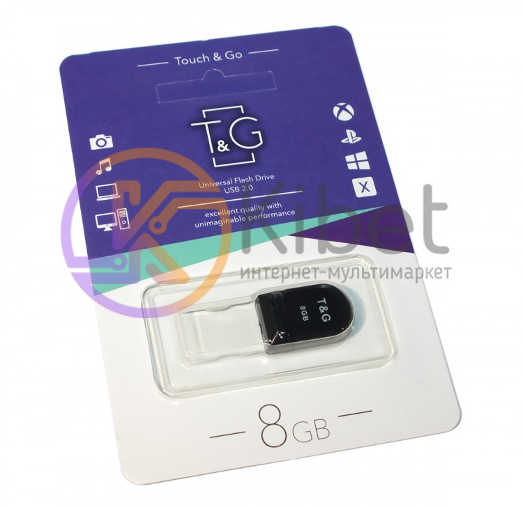 USB Флеш накопитель 8Gb T G 010 Shorty series, TG010-8GB