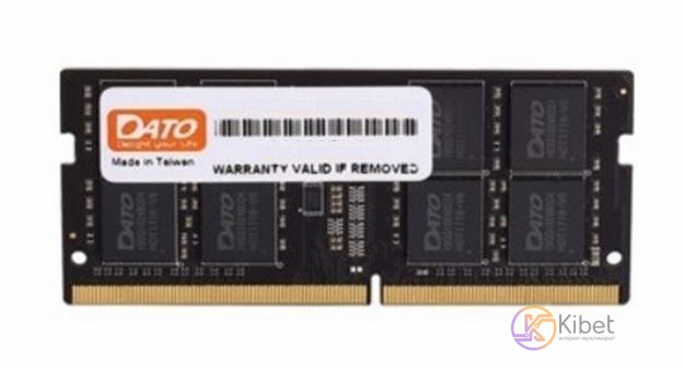 Модуль памяти SO-DIMM, DDR4, 4Gb, 2400 MHz, DATO, 1.2V, CL17 (4GG5128D24L)