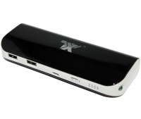 Универсальная мобильная батарея 10400 mAh, HQ-Tech XL 5508, Black, 2xUSB, 5V 2