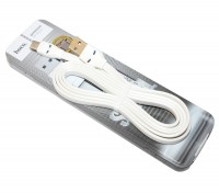 Кабель USB - USB 3.1 Type C, Hoco Steel man, White, 1 м (U14)