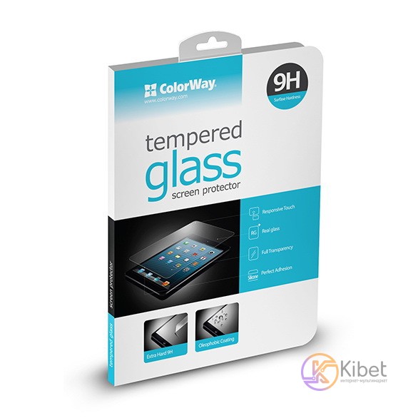 Защитное стекло для Samsung Galaxy Tab 4 10' (T530), 0.33 мм, 2,5D, ColorWay (CW