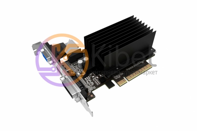 Видеокарта GeForce GT710, Palit, 2Gb GDDR3, 64-bit, VGA DVI HDMI, 954 1600MHz, S
